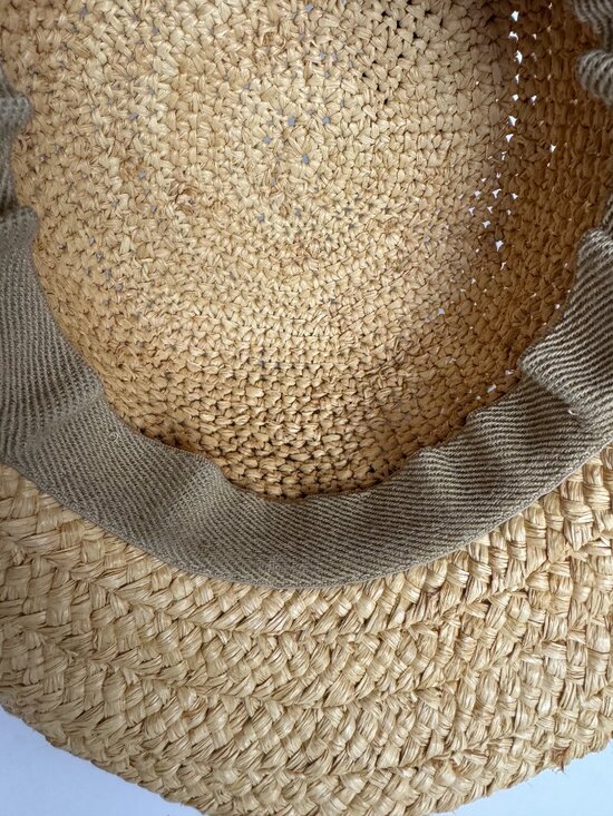 The Scala Collection Sun Hat  RAFFIA Black Ribbon